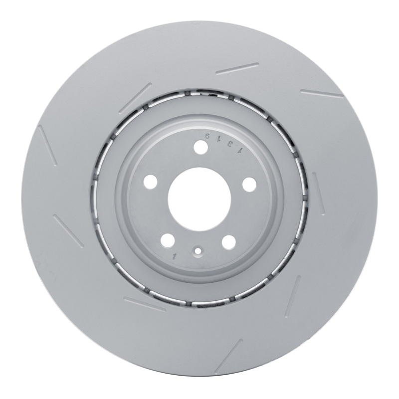 Porsche Macan Brake Rotor (1) - Left Front - R1 Concepts - Slotted Carbon Alloy GeoMET - `17-`18